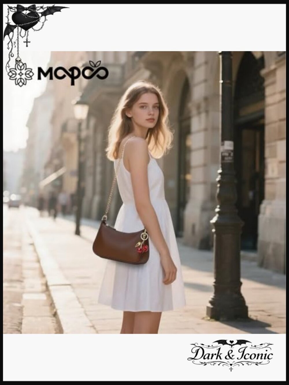 Women's Hobo Crossbody Bag With Removable Straps Clutch Purse - Picture 3 of 7